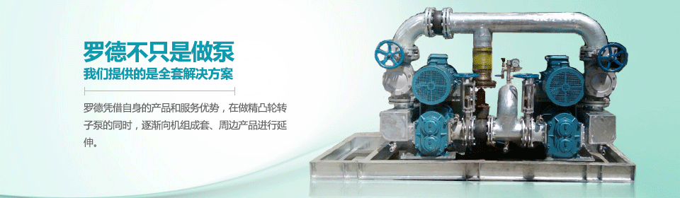 羅德不只是做泵，我們提供的是全套解決方案